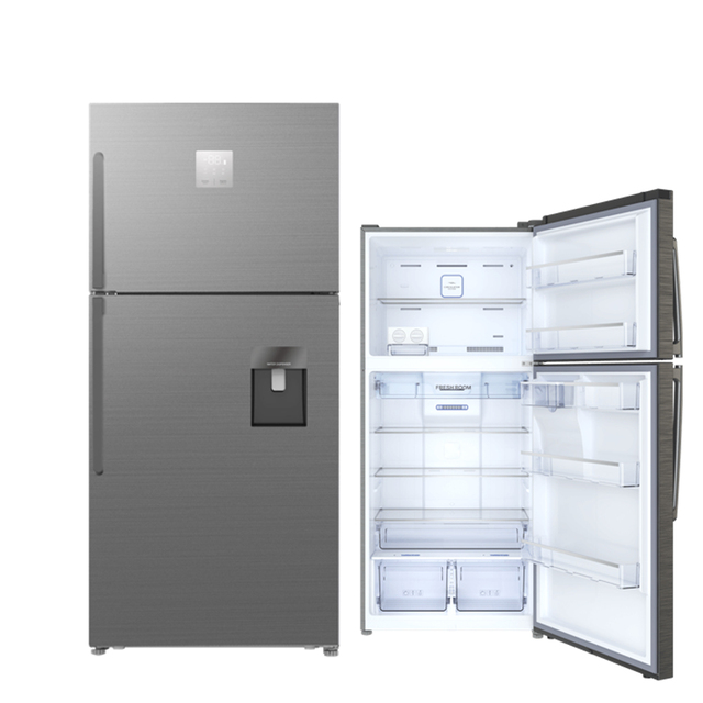 OLYAIR Double Door Refrigerator with Water Dispenser Top Mounted Freezer Refrigerator Fridge Defrost 536L Double Door Fridge