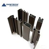 Profils d'extrusion en aluminium anodisé, extrusion d'aluminium sur mesure en Chine, série 6000, profil d'extrusion en aluminium, métal