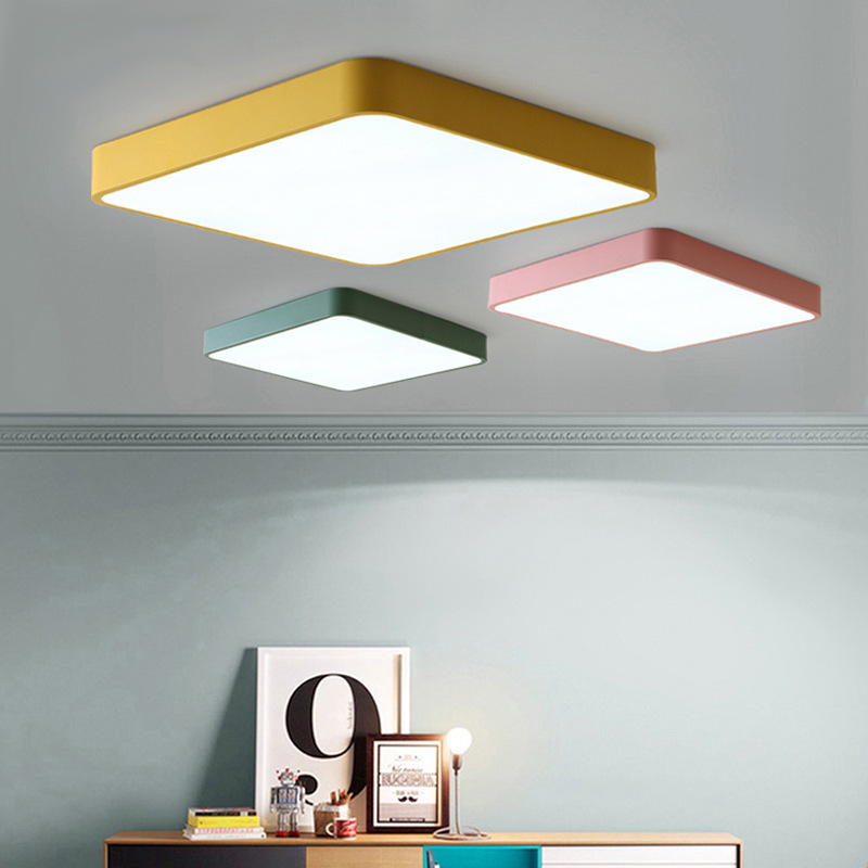 24W 36W 45W 60W 90W 120W Modern LED Ceiling Light Ultra Thin Flush Mount Ceiling Lamp for Bedroom Living Room Kitchen Lighting