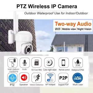 2.4G + 5G Wifi băng tần kép wifi6 3MP wifi an ninh CCTV không dây IP an ninh PTZ camera - Product Image 2