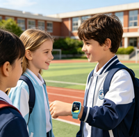 Montre connectée pour enfants S5, appel d'urgence SOS, micro-chat vocal, positionnement par puce haute précision, montre-bracelet pour enfants, option multicolore