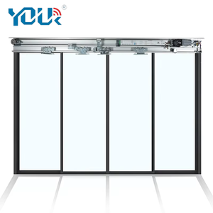 Yoursensor YSD100F Hotel Comercial de alta calidad Sistema de <span class=keywords><strong>puerta</strong></span> <span class=keywords><strong>corredera</strong></span> automática de vidrio <span class=keywords><strong>Puerta</strong></span> con sensor deslizante automático - Product Image 1