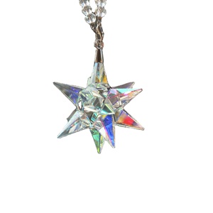 Adorno de Estrella de Cristal Brillante para Decoración Colgante de Árbol de Navidad - Product Image 1