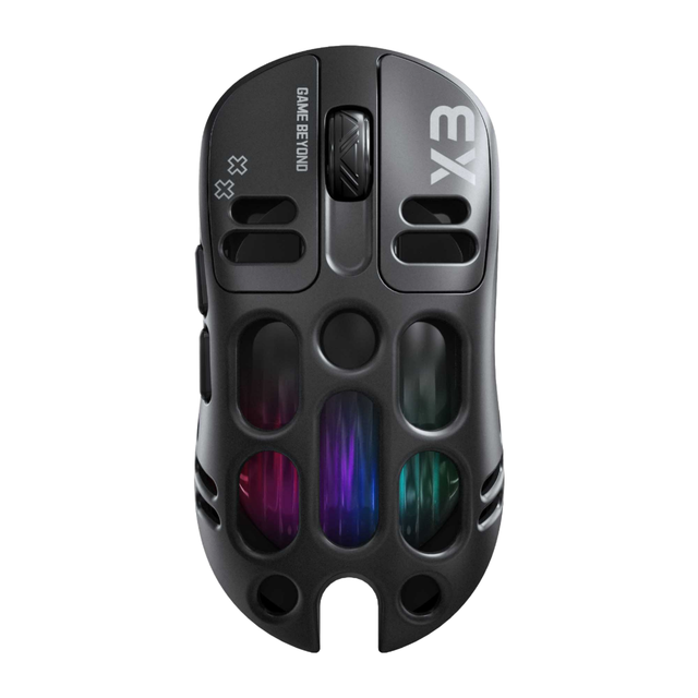 2026 Popular T-WOLF X3 2.4Ghz Wireless Ergonomic Gaming Mouse PAW3311 Sensor Hollow Design RGB Colorful Breathing Light 6 PC