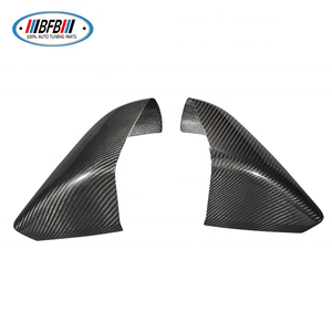 Pegatina de cubierta de espejo lateral de fibra de carbono seca Real sin luz para Ford <span class=keywords><strong>Mustang</strong></span> - Product Image 4