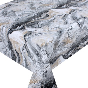 2024 Top Fashion domestique moderne Simple imperméable à l'eau, résistant à l'huile Anti-rides Restaurant Table basse <span class=keywords><strong>nappe</strong></span> en PVC - Product Image 2