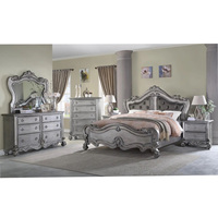 Ensemble de chambre classique de luxe en bois massif, design américain, lit King Size, mobilier de maison pour appartement - Prix avantageux en gros