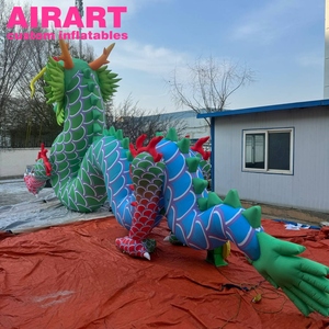 Dragón Chino Inflable <span class=keywords><strong>Gigante</strong></span> y Colorido para Decoración de Festivales y Desfiles - Product Image 6