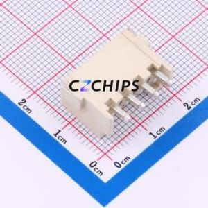 WT396VW-044R-0W Wire-to-Board Pin Header SMD,P=3.96mm,Horizontal Mount Connector 1x4P 3.96mm Horizontal Mount VH - Product Image 2