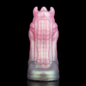 Fantasy Sleeve Sheath Couple Sex Life Stretchable Penis Sleeve with Testicle Strap Wearable Self Training Masturbation Sex Toy - Product Image 4
