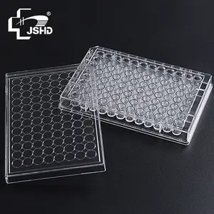 Plato de cultivo de células de tejido estéril, placa de cultivo de células de fondo plano, en forma de u, 96 agujeros