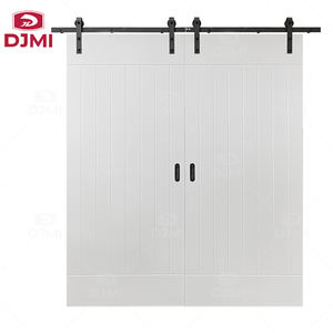 Entrada de la habitación del hogar de alta calidad de fábrica Portes De Grange Puerta interna De <span class=keywords><strong>Granero</strong></span> Doble Puerta de <span class=keywords><strong>Granero</strong></span> doble para interiores de casas - Product Image 1