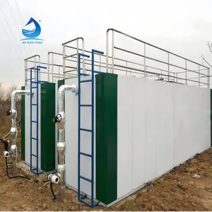 Planta de Tratamiento de Aguas Residuales Industriales, Incluye Bomba, Motor y PLC, para Efluentes de Mataderos y Aguas Residuales Domésticas - Product Image 1