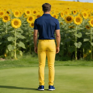 Pantalon <span class=keywords><strong>de</strong></span> golf OEM personnalisé pour <span class=keywords><strong>homme</strong></span> – Coupe droite, ample, séchage rapide, respirant, haut <span class=keywords><strong>de</strong></span> gamme, <span class=keywords><strong>longueur</strong></span> allongée, décontracté, sportif - Product Image 4