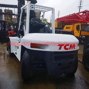 10 Ton Diesel TCM <b>Forklift</b> FD100 4WD Rough Terrain Construction Site <b>Forklift</b> with Seated Operation - Product Image 4