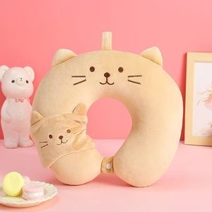 Vente flash - Oreiller en forme de <span class=keywords><strong>U</strong></span> pour chat, doux et confortable, pour les voyages et le travail, comme jouet personnalisé pour les grossistes - Product Image 2