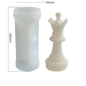 Moule en silicone créatif en forme d'échecs, écologique, ODM/OEM, couleurs personnalisées pour la fabrication de bougies, de savons, de chocolats, de décorations de gâteaux - Product Image 2