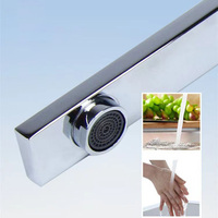 Robinet de cuisine moderne monotrou en alliage de zinc, mitigeur chaud/froid pour évier, à poser sur comptoir