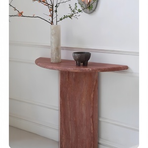 Tavolino da Salotto di Lusso di Alta Qualità, Tavolo da Caffè in Marmo Naturale, <span class=keywords><strong>Moderno</strong></span> Tavolo Console in Marmo per Corridoio - Product Image 3