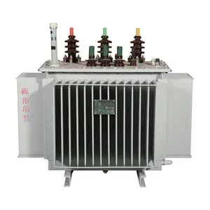 3 phase oil filled Power Transformer with copper winding S11 10kv 100kVA liquid filled power transformer