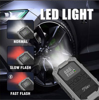 Démarreur de voiture portable 4 en 1, compresseur d'air 150 PSI, batterie externe 8000 mAh, lampe torche LED, démarreur de batterie de voiture portable