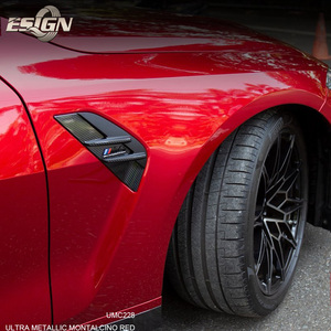 ULTRA METALLIC <span class=keywords><strong>MONTALCINO</strong></span> RED Air Bubble Free PET Auto Body Stickers Papel 1,52 M * 18m Rollo Car Wrap Film Lámina de vinilo brillante - Product Image 2