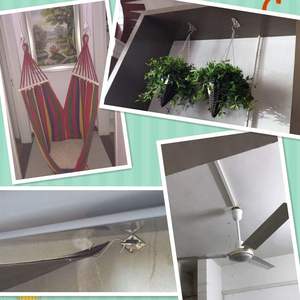 Ağır 1/4 "6mm 304 cilalı paslanmaz çelik kare tavan duvar montaj kanca Yoga için salıncaklar tekne arma deniz güverte - Product Image 5