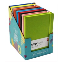 Carnet de notes en cuir PU avec sangle personnalisée, logo gaufré, écriture, format A4/A5/A6, pour usage au bureau, de Yimi