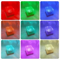 Projecteur Veilleuse Aurora Borealis Vague Océan Lumière Gemly Ondulation d'Eau Effet Flamme Rotatif Progressif Veilleuse Colorée