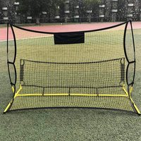 Portable Pactice Frapper Pitching Soccer Goal Square Tennis Rebounder Net