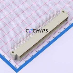 KSM9001-11961C 396 Board-to-Board & Backplane Connector Bent Lead Through Hole,P=2.54mm Connector 96P 2.54mm Right Angle 3 - Product Image 1