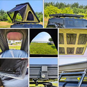Tienda de Techo de Aluminio Ligera a Precio de Fábrica Tienda de Campaña para Coche Tipo Z con Carcasa Rígida para Automóvil - Product Image 3