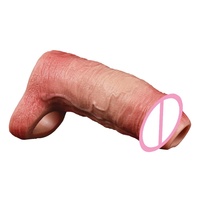 ORALSX Manchon de pénis ouvert, Agrandisseur de pénis, Améliorateur sexuel pour couples, Manchon creux pour pénis, Jouets sexuels pour couples