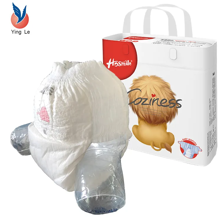 Factory Low Price Mass Stock Baby Diaper Pants A Grade Size M/L/XL/XXL 50pcs High Quality Baby Training Pants Diaper in Bales