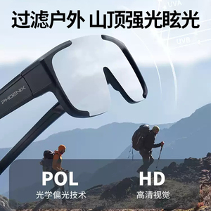 OBAOLAY Cycling Glasses Photochromic Lenses Semi-Rimless Frame Outdoor Sports <b>Eyewear</b> 100% UV Protection - Product Image 5
