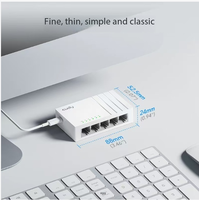 Commutateur Gigabit 5 ports GS105U, alimenté par USB-C, extension de ports Ethernet, routeur Plug and Play, articles ménagers intelligents
