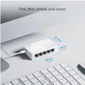 GS105U Switch Gigabit de 5 Puertos, Alimentado por USB-C, Expansor de Puertos Ethernet, Router Plug and Play, Artículos Inteligentes para el Hogar - Product Image 2