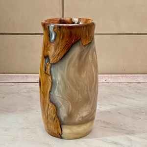 Macetas de Resina y Madera Ligeras y Duraderas para Plantas, Perfectas para Todo Tipo de Flores, Hierbas y Plantas Pequeñas de Interior - Product Image 3