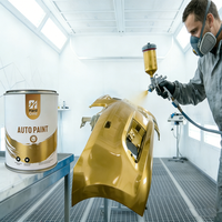 Fabricant de liquide de réparation de peinture automobile, couleurs acryliques solides 2K, séchage rapide, peinture acrylique OEM, peinture de base pour voiture, peinture automobile
