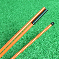 Bâtons d'alignement de golf pliables à 3 sections Simulateur de bâton de swing de golf flexible