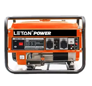 LETON POWER CHINA 6000W Generador Eléctrico Portátil Gasolina Auto Arranque Generador Refrigerado por aire 7,5 kVA Generador