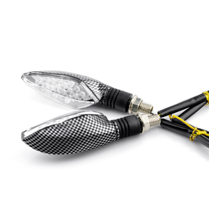 12V Universal Street Motorcycle Dirt Bike Led Clignotant Indicateur Lumineux - Product Image 1