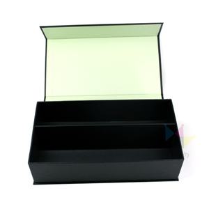 Caja de Vino Magnética de Cartón Rígido con Logotipo Personalizado, con Forro de Esponja, Embalaje Ecológico - Product Image 3