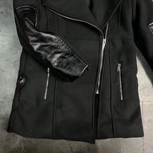 <span class=keywords><strong>Lot</strong></span> <span class=keywords><strong>de</strong></span> vestes d'automne et d'hiver pour fille, manteau noir avec col en fausse fourrure - Product Image 3