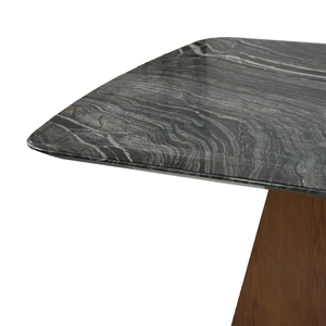 Hiện đại chất lượng cao bàn ăn bằng đá cẩm thạch lớn với kết cấu tự nhiên đồ nội thất thời trang cho phòng ăn khách sạn - Product Image 5