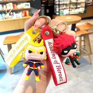พวงกุญแจยางพีวีซี My <span class=keywords><strong>Hero</strong></span> <span class=keywords><strong>Academy</strong></span> กำหนดเองได้พวงกุญแจยาง3D นิ่ม - Product Image 3