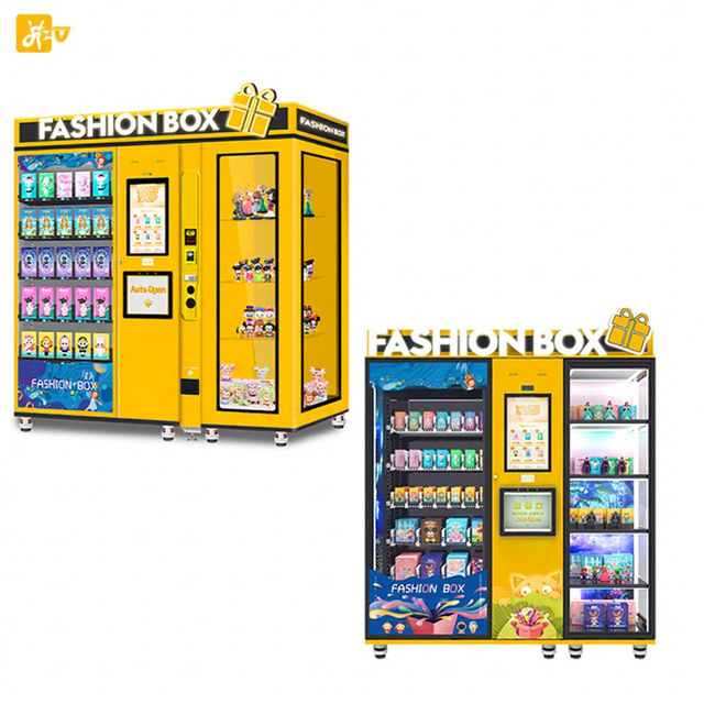 Factory Wholesale Game Blind Box Vending Machine Free Sticker Credit Card Pay Large-capacity Mystery Box Vending Machines