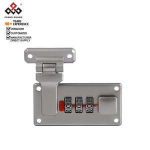 An toàn hộp khóa kim loại ổ khóa cho túi xách Bạc Kẽm hợp kim 3 chữ số an ninh kết hợp khóa 65x33.5 mét cho vali hành lý - Product Image 6