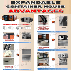 Casa Prefabricada Móvil de 40 pies, Precio de Fábrica en China, 2 o <span class=keywords><strong>3</strong></span> Dormitorios, Villa Pequeña, Casa Contenedor Expandible, Casa Prefabricada en Venta - Product Image 5