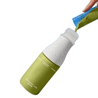 Bouteille shaker de protéines Tritan 500 ml avec logo personnalisé, sans BPA, anti-fuite, compatible lave-vaisselle, écologique, pour la salle de sport et les entraînements